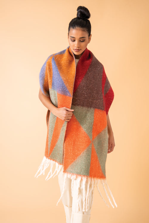 An image of the Powder Raya Cosy Scarf