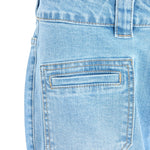 Denim Jeans With Front Pocket