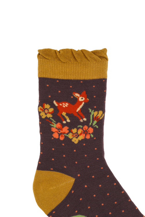 Vintage Fawn Ankle Sock