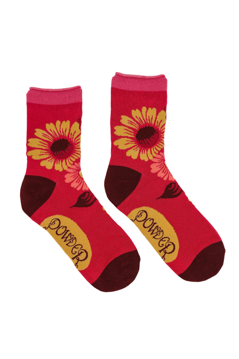 Vintage Flora Ankle Sock