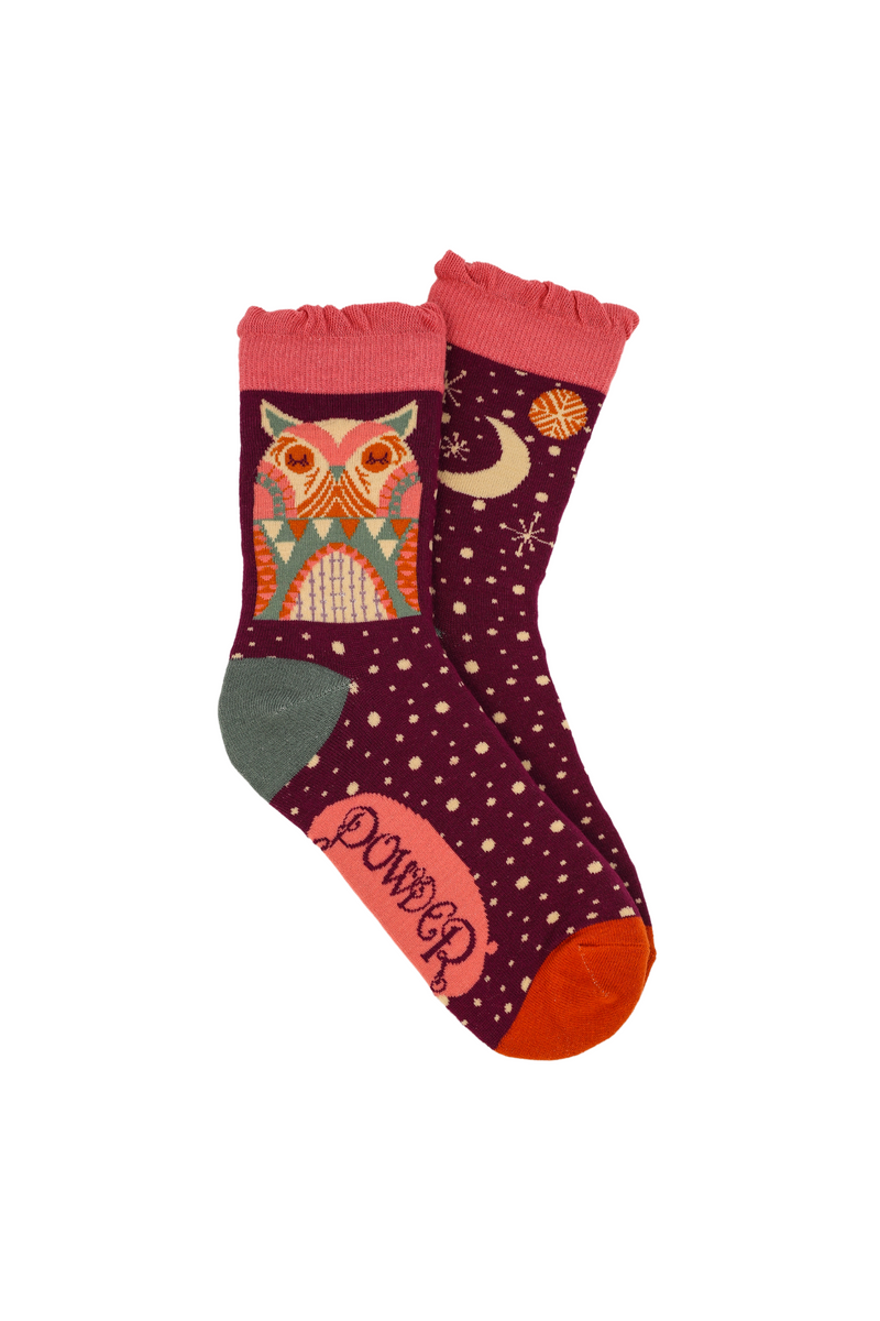 Owl By Moonlight Ankle Sock