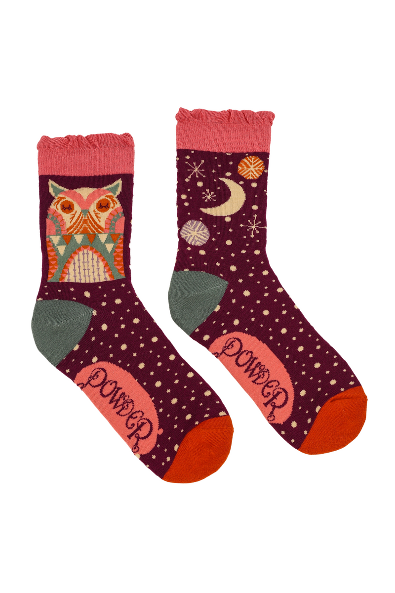 Owl By Moonlight Ankle Sock
