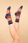 An image of the Powder Cosy Socks Fairisle