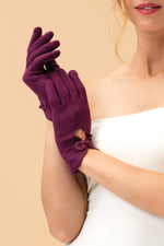 An image of the Powder Suki Faux Suede Gloves