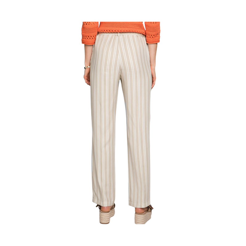 An image of the Bianca Wide Leg Striped Trousers