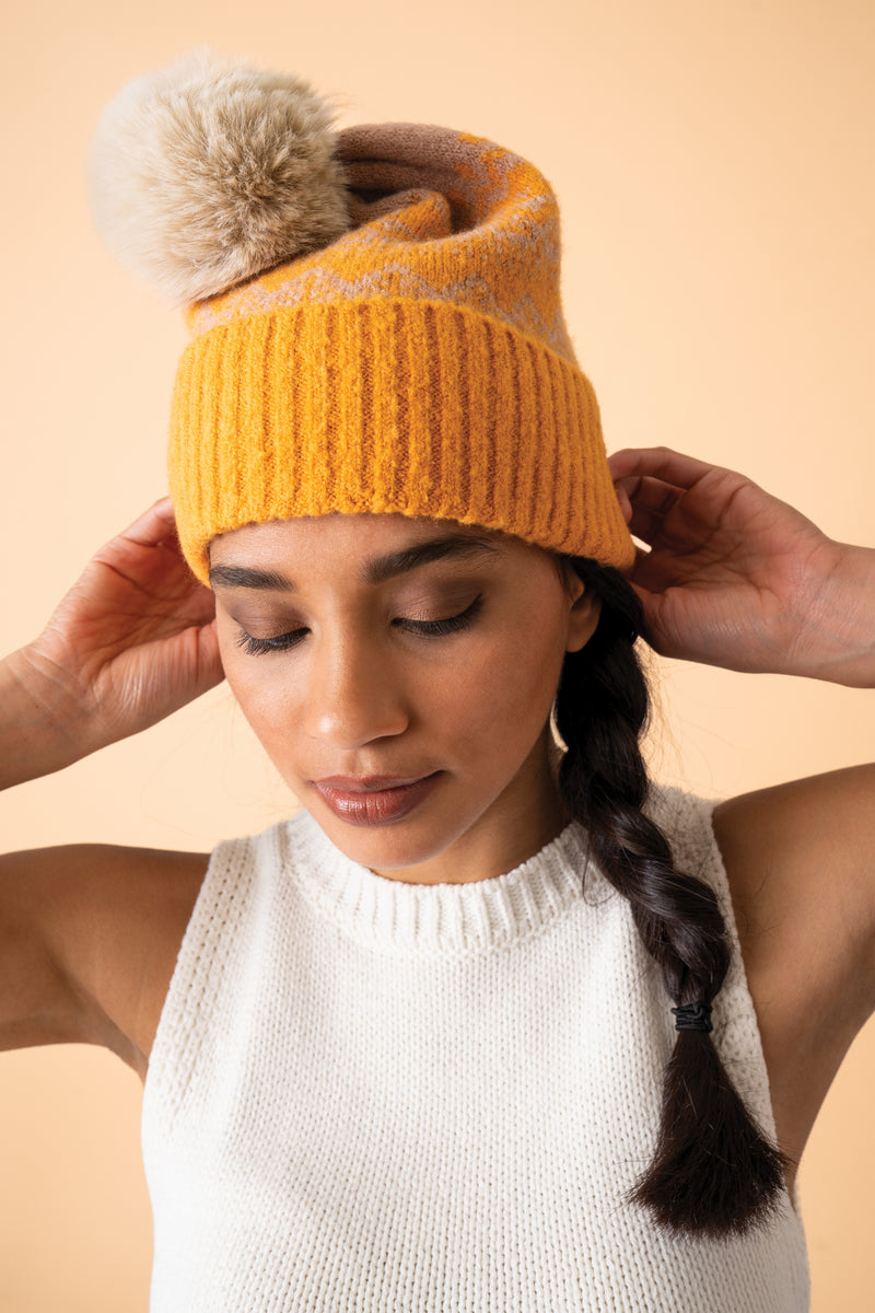 An image of the Powder Thora Bobble Hat