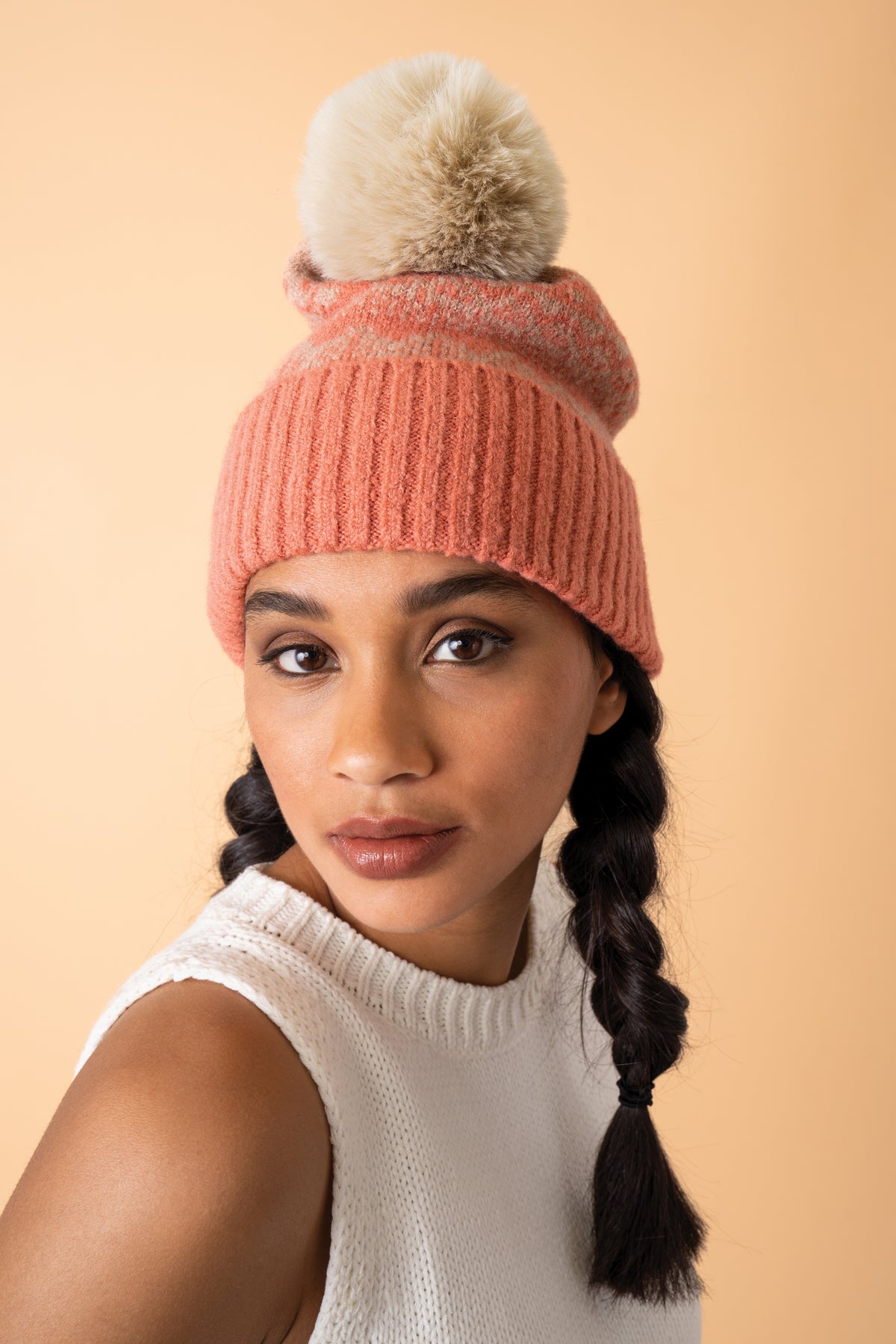 An image of the Powder Thora Bobble Hat