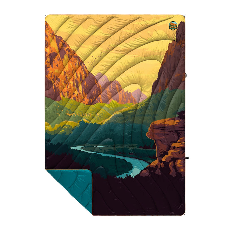 An image of the Rumpl Puffy Blanket