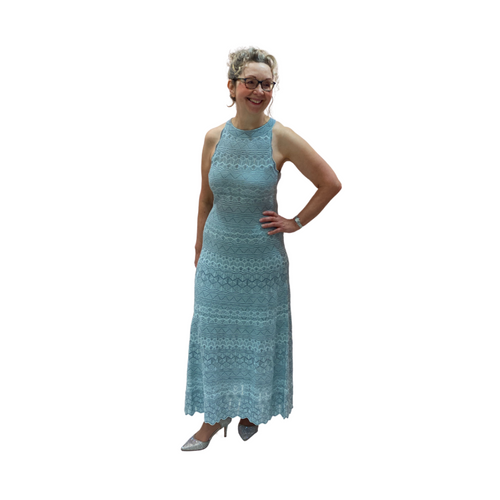 An image of the D Exterior Long Length Dress
