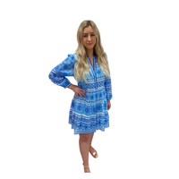 An image of the Hale Bob V Neck Short Dress