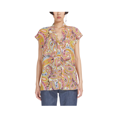 An image of the Marella Short Sleeve Blouse Zita
