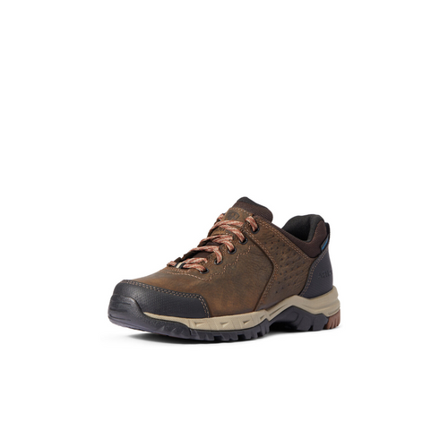 An image of the Ariat Women's Skyline Low Waterproof Boots in the colour Distressed Brown.