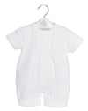 An image of the Dandelion Clothing Cable Front Knitted Romper
