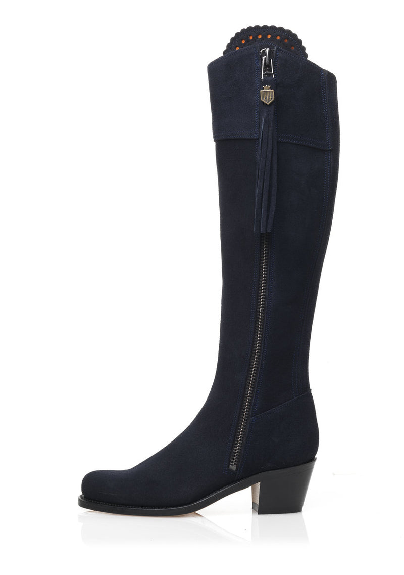 An image of the Fairfax & Favor Fairfax & Favor The Heeled Regina Suede Boot