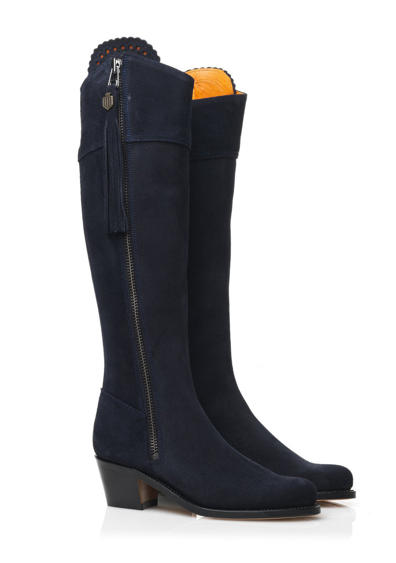 An image of the Fairfax & Favor Fairfax & Favor The Heeled Regina Suede Boot
