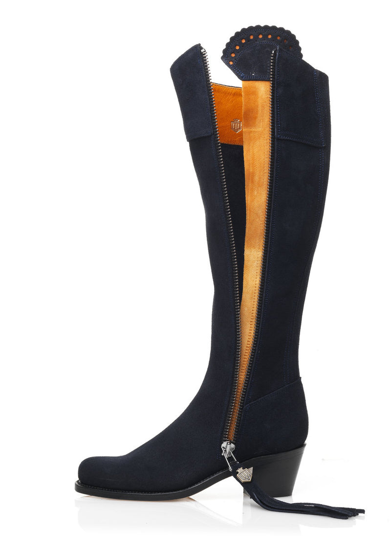 An image of the Fairfax & Favor Fairfax & Favor The Heeled Regina Suede Boot