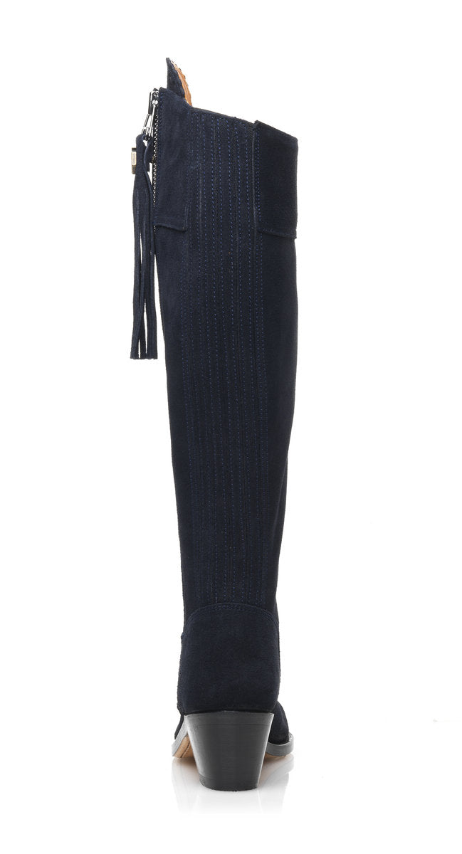 An image of the Fairfax & Favor Fairfax & Favor The Heeled Regina Suede Boot