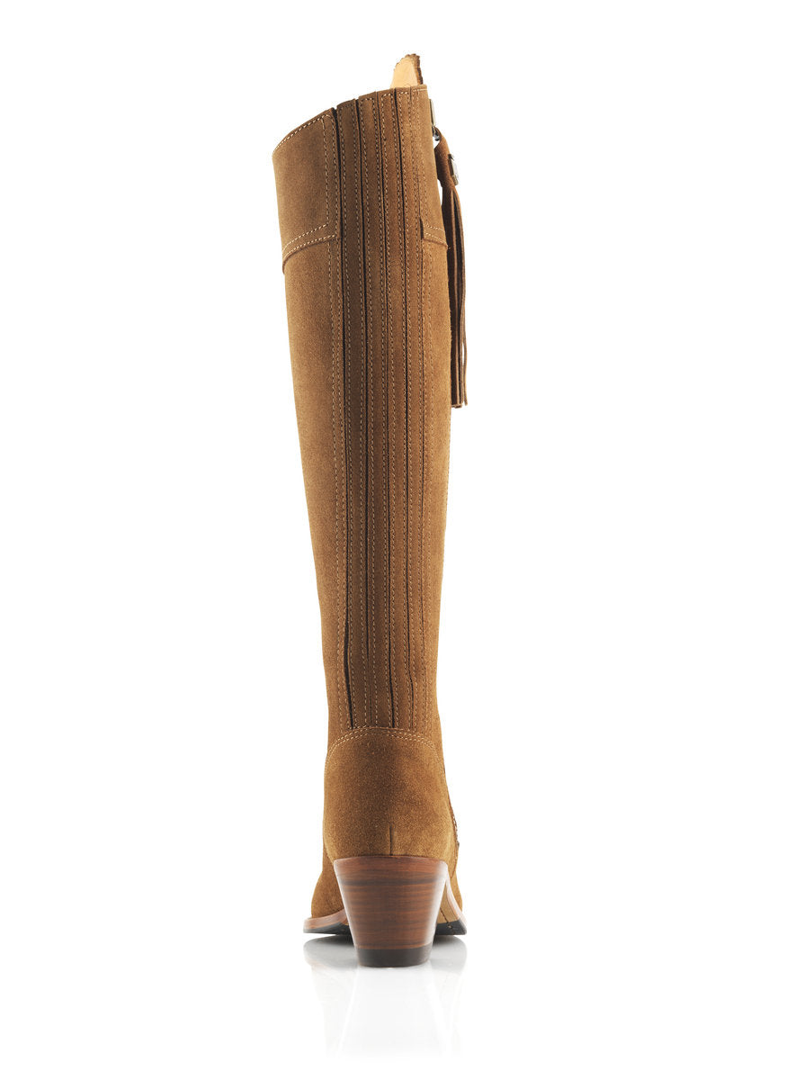 An image of the Fairfax & Favor Fairfax & Favor The Heeled Regina Suede Boot