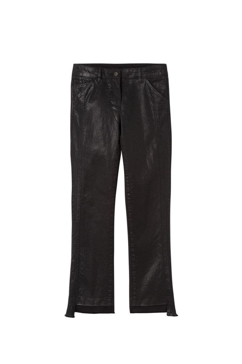 An image of the Luisa Cerano Frayed Hem Trousers