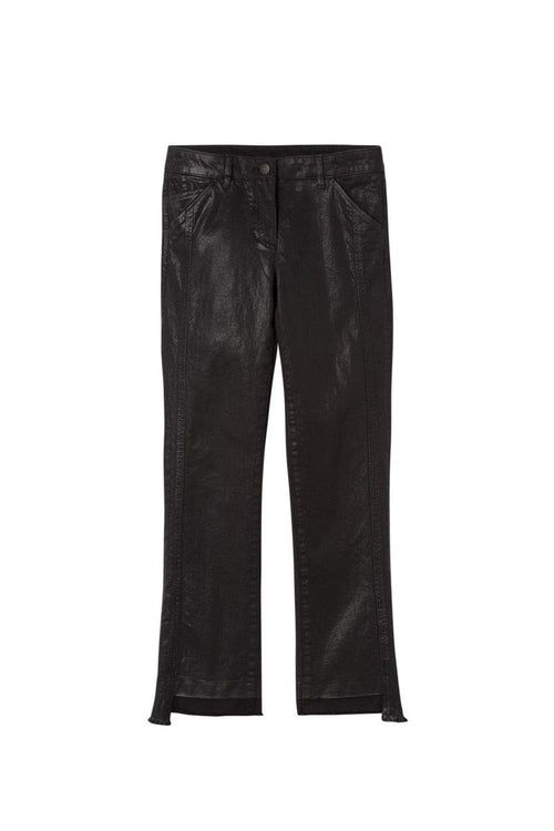 An image of the Luisa Cerano Frayed Hem Trousers