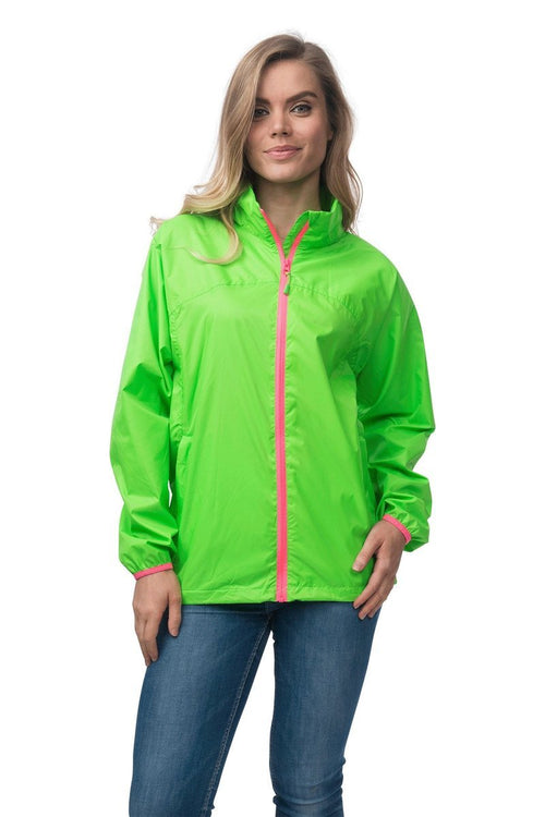 An image of the Mac in a Sac Mac in a Sac Neon Waterproof Packable Jacket