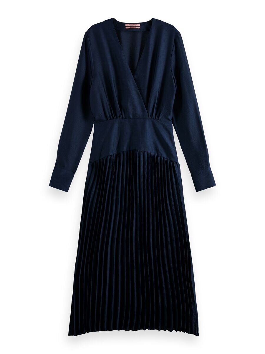 An image of the Scotch & Soda Feminine Dress with Pleated Skirt