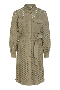 An image of the Oui Lace Shirt Dress
