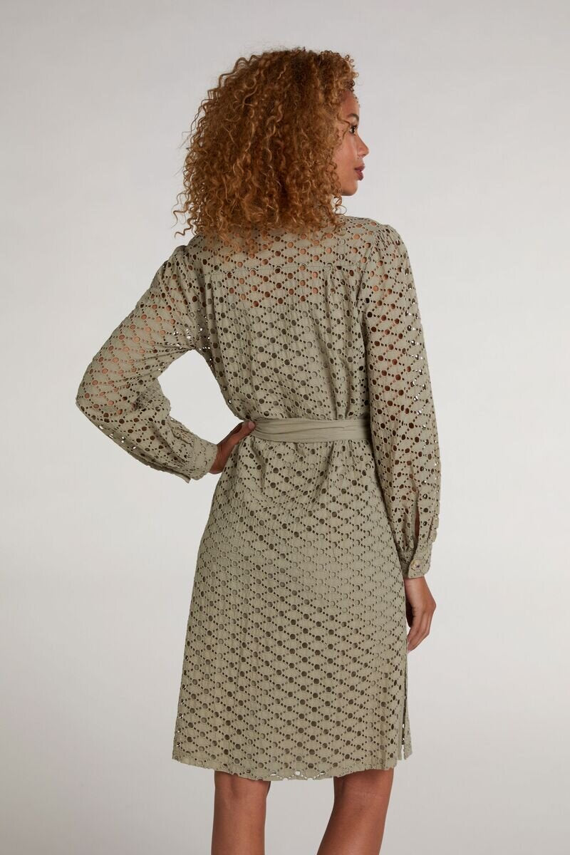 An image of the Oui Lace Shirt Dress