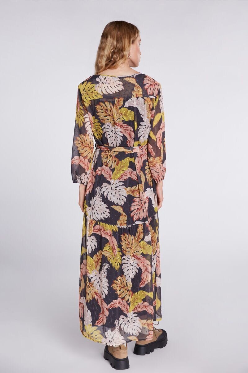 An image of the Oui Leaf/Leopard Dress