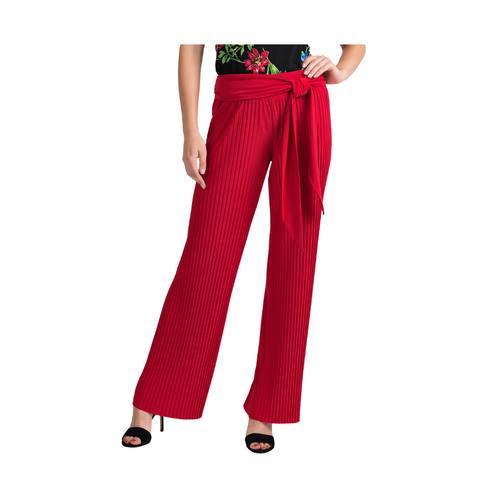 An image of the Joseph Ribkoff Wide Leg Pleated Trouser