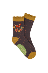 An image of the Powder Vintage Fawn Ankle Sock