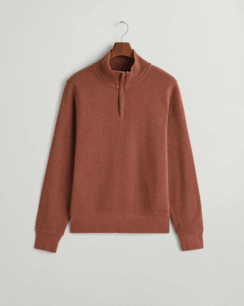 An image of the Gant Sacker Rib Half Zip Sweater